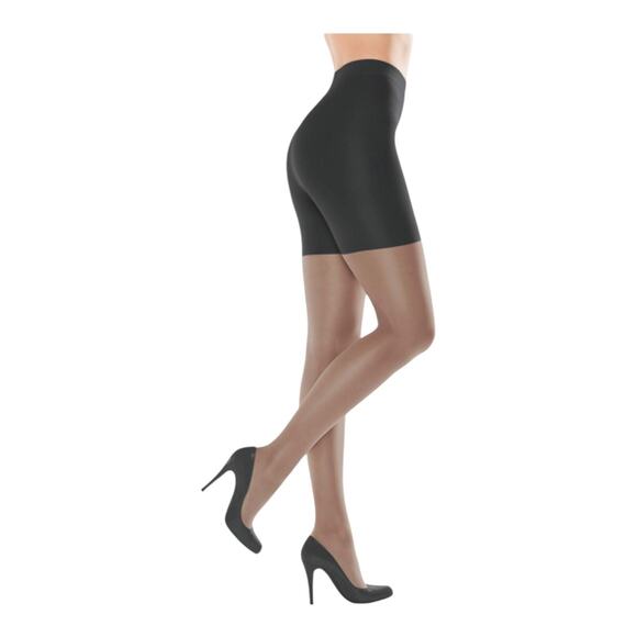 Spanx Assets By Sara Blakely Slimming Shaping Pantyhose Black Size 1 New - Picture 1 of 10